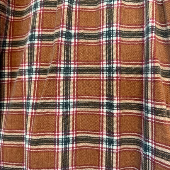 Great land vintage Brown Plaid Casual Button Down Shirt - Picture 3 of 4